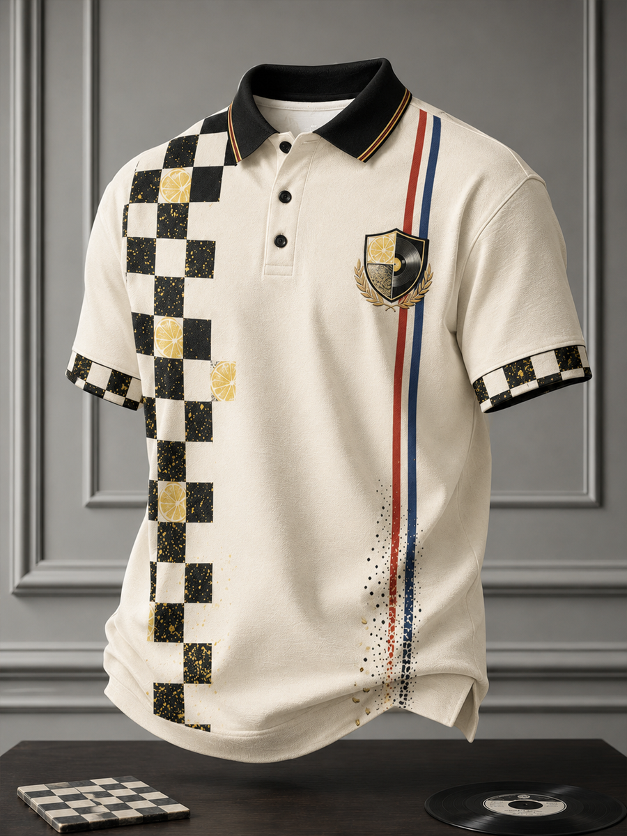 Men's Modern Culture Lover Printed polo shirt