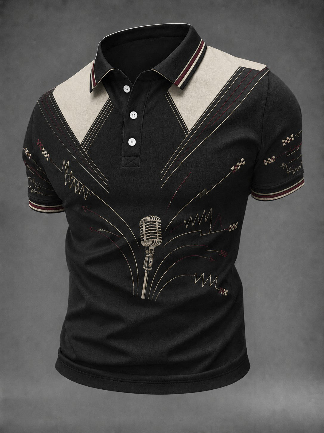 Men's Ska Revival Style Printed Shirt