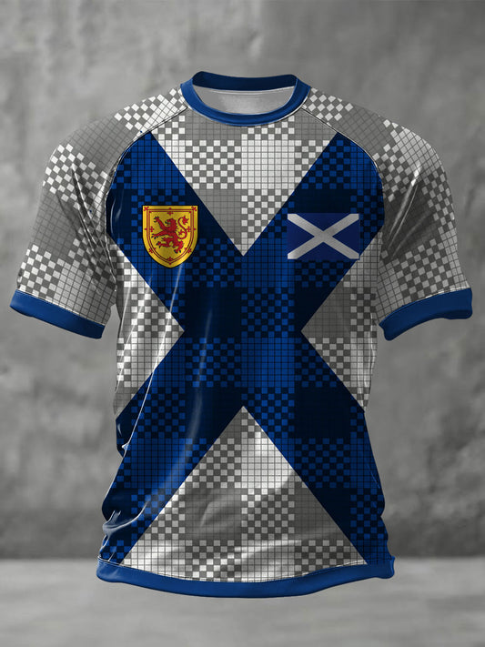Unisex UK Scotland Football Lover We'll Be Coming 2026 Printed T-shirt