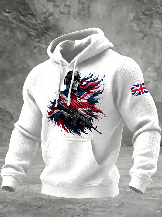 Men's British-Style Printed Sweatshirt