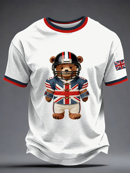 Men's British Rugby Printed T-shirt