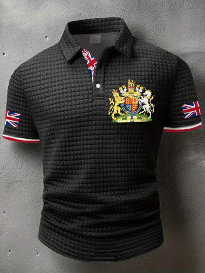 Men's UK Flag Printed short sleeve shirt