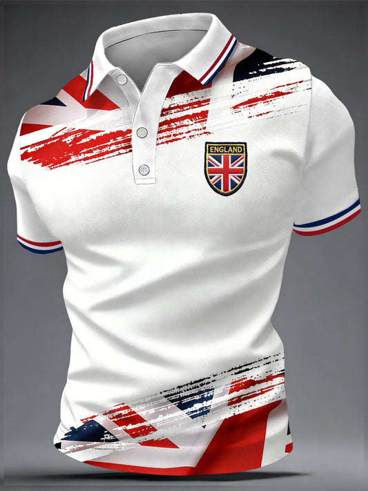 Men's British Style Printed Shirt