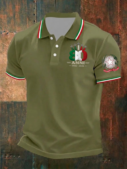 Camicia da uomo con stampa Festa della Repubblica Repubblica Italiana
