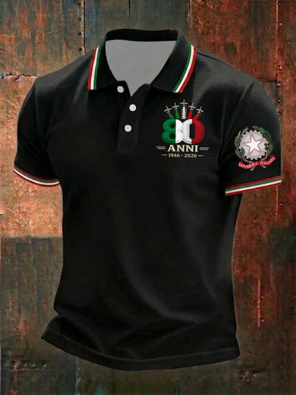 Camicia da uomo con stampa Festa della Repubblica Repubblica Italiana