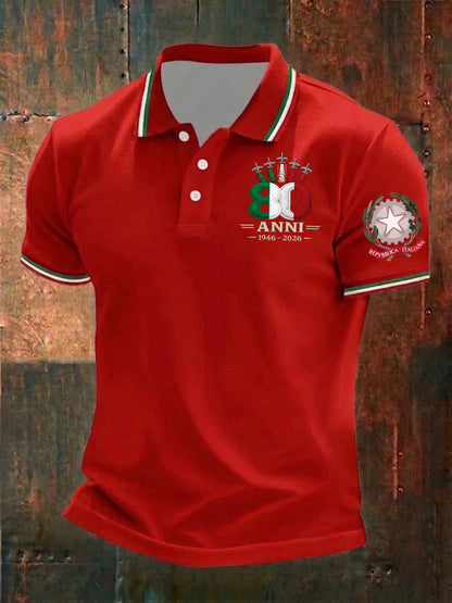 Camicia da uomo con stampa Festa della Repubblica Repubblica Italiana