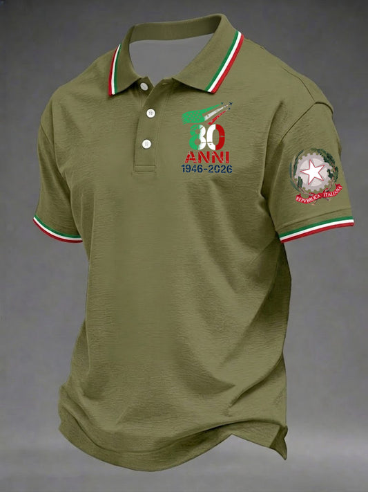 Camicia da uomo con stampa Festa della Repubblica Repubblica Italiana