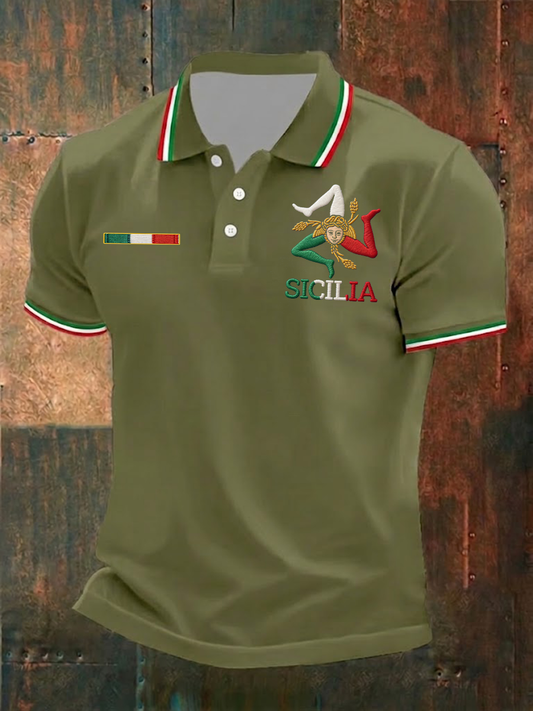 Camicia Sicilia Trinacria da uomo