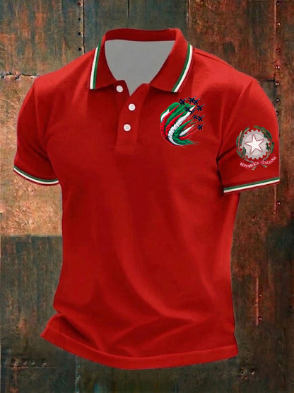 Camicia da uomo con stampa Festa della Repubblica Repubblica Italiana