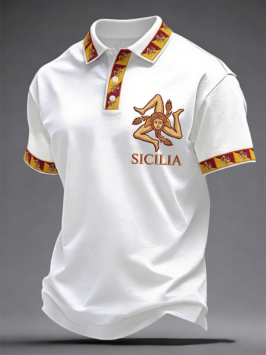 Camicia Sicilia Trinacria da uomo