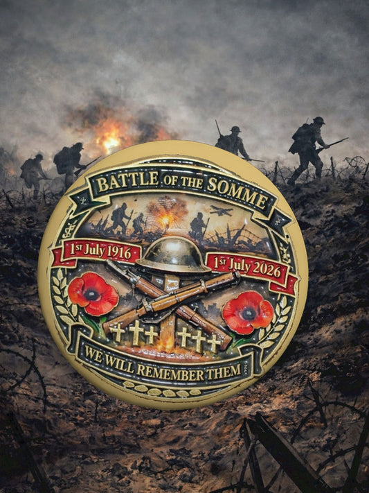 Battle of The Somme Print Pins