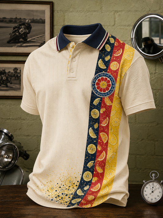 Men's Modern Culture Lover Printed polo shirt