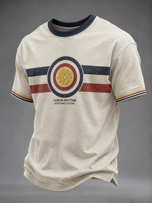 Men's Modern Culture Lover Printed short sleeves t-shirt