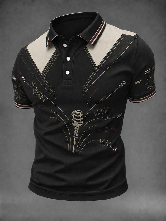 Men's Ska Revival Style Printed Shirt